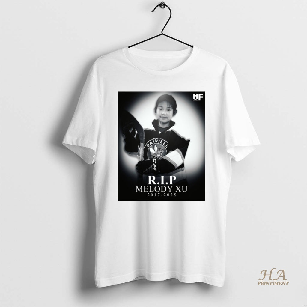 Official Rest In Peace Melody Xu 2017 2025 Hockey Forever Shirt Hoodie Sweatshirt | PurePodTees.com