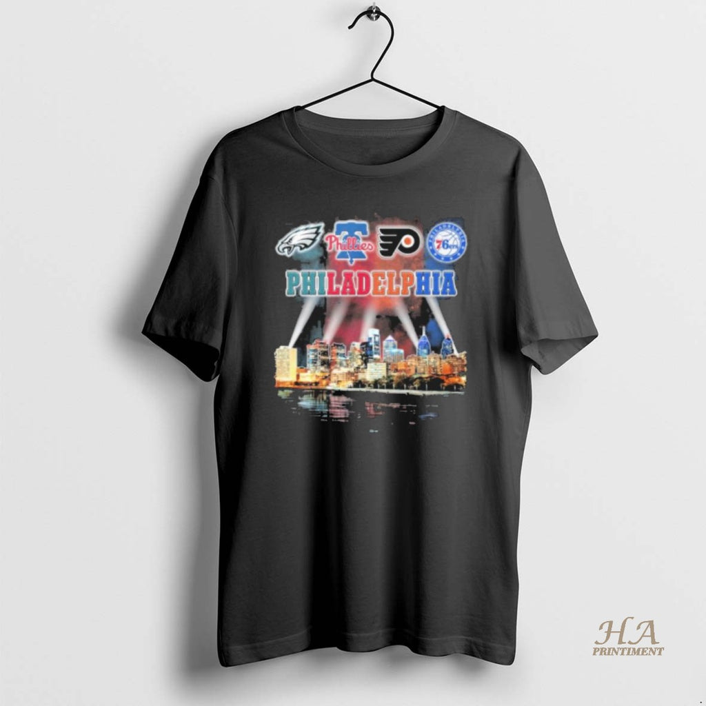 Official Retro City Of Philadelphia Sports Teams Logo Shirt Hoodie Sweatshirt | PurePodTees.com