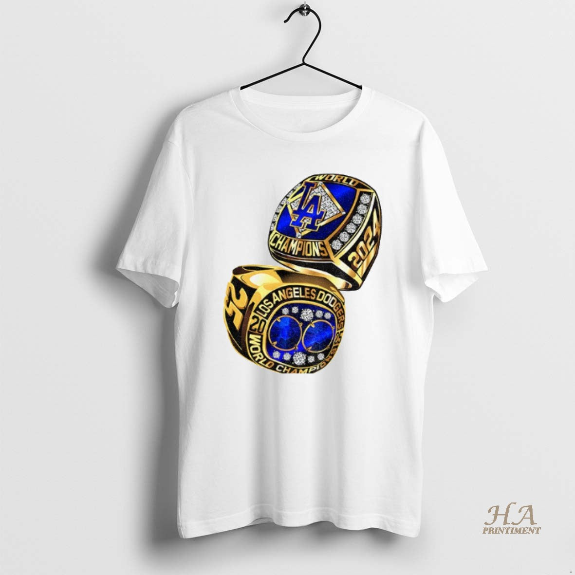 Official Rings Los Angeles Dodgers World Series Champions Back To Back 2024 2025 Shirt Hoodie Sweatshirt | PurePodTees.com