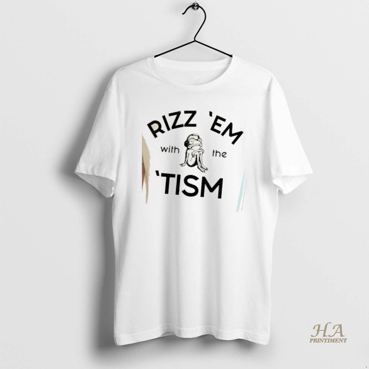Official Rizz Em With The Tism Frog Meme Shirt Hoodie Sweatshirt | PurePodTees.com