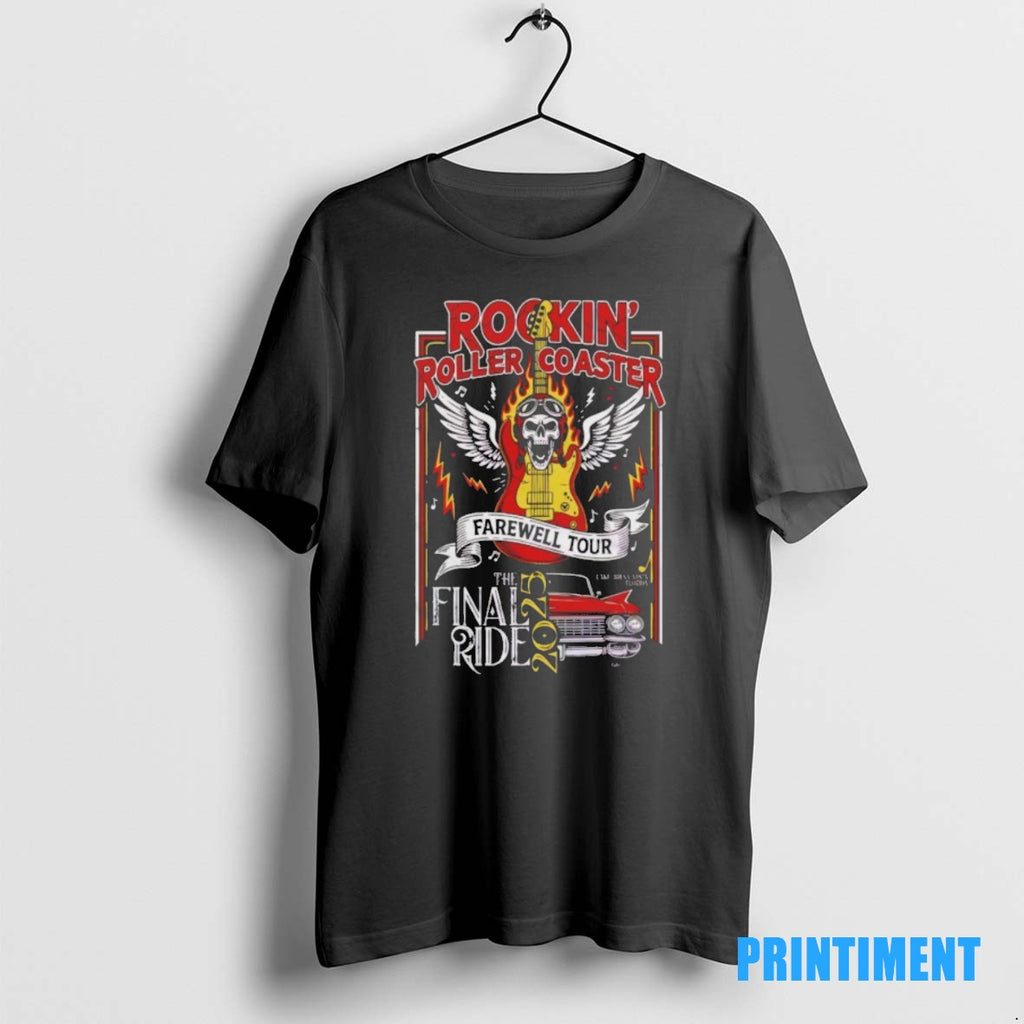 Official Rockin Roller Coaster Farewell Tour 2025 Tee Sweater