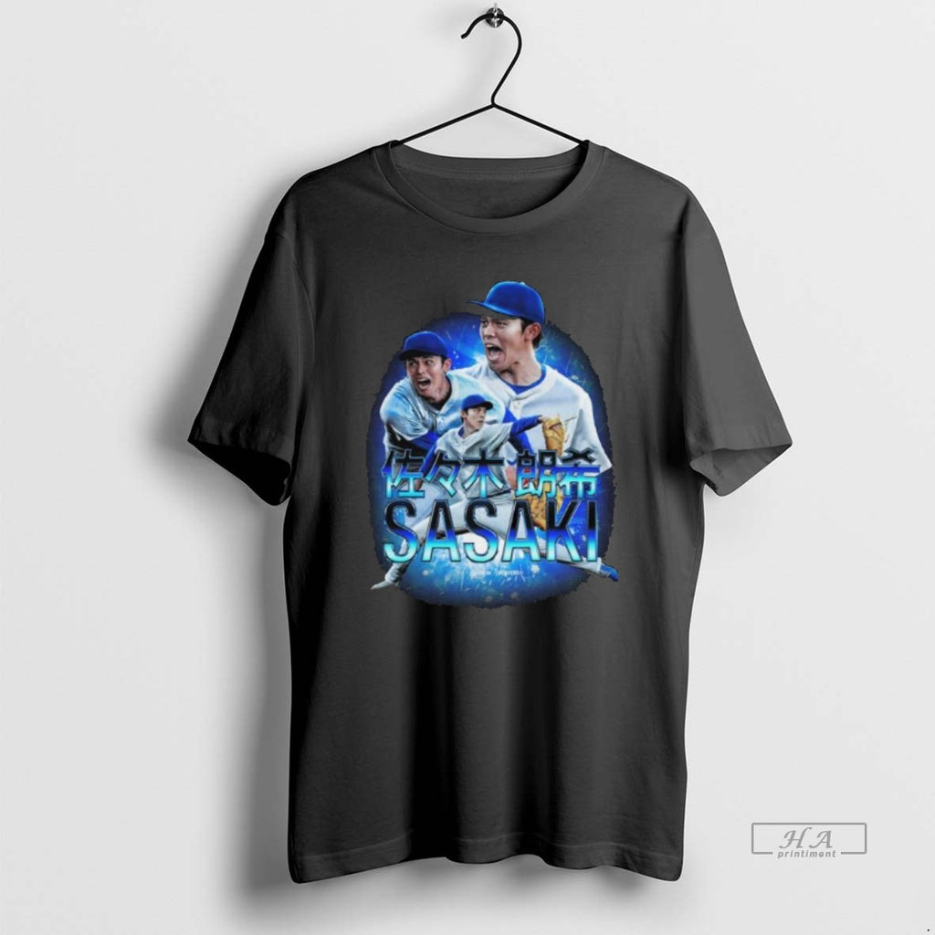 Official Roki Sasaki Los Angeles Dodgers 2025 Long Sleve