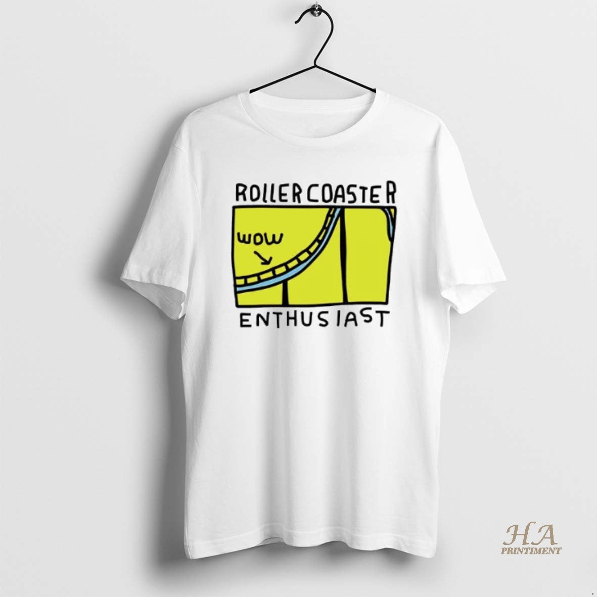 Official Roller Coaster Enthusiasts Club Wow Graphic Shirt Hoodie Sweatshirt | PurePodTees.com