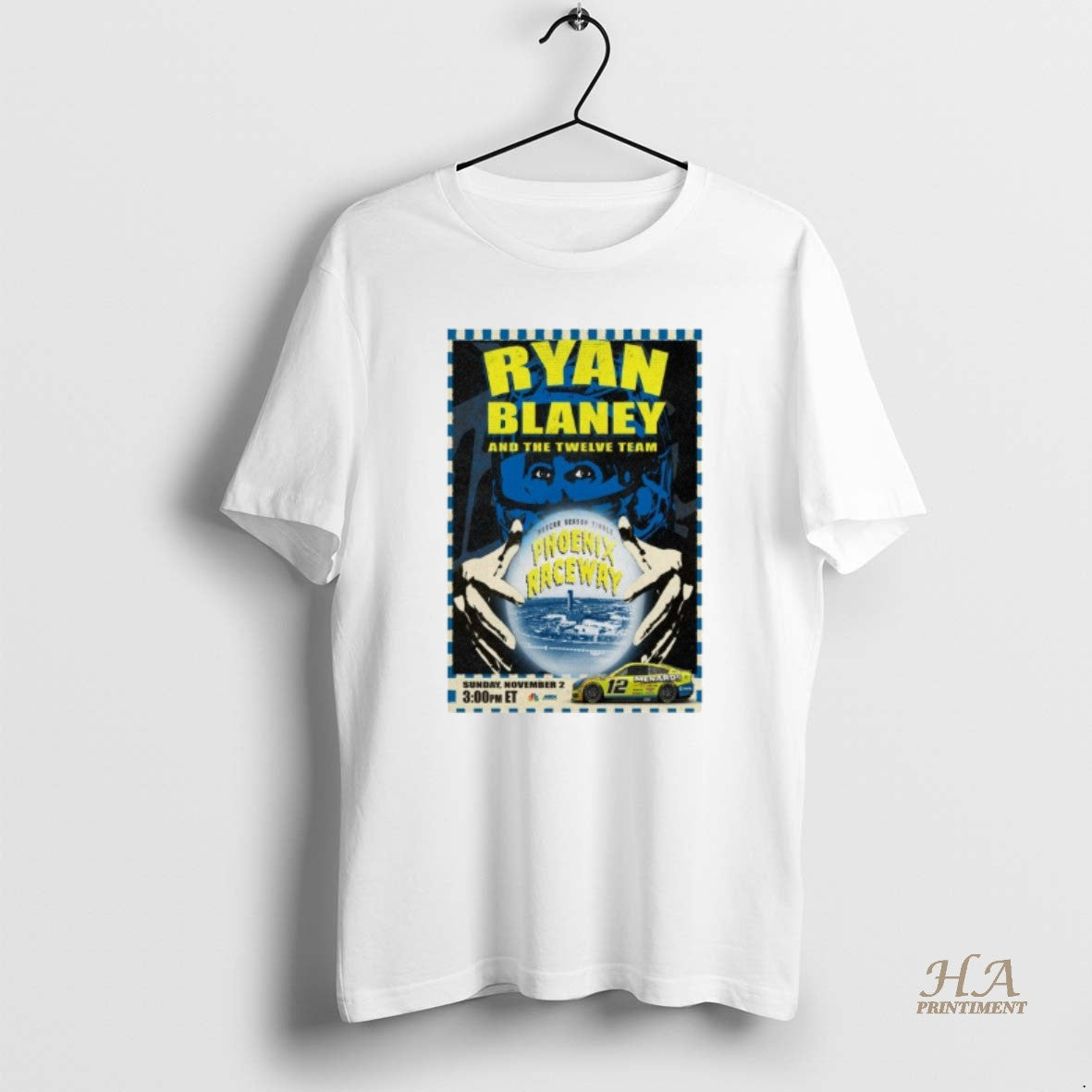 Official Ryan Blaney And The Twelve Team Nov 2 2025 Phoenix Raceway Shirt Hoodie Sweatshirt | PurePodTees.com