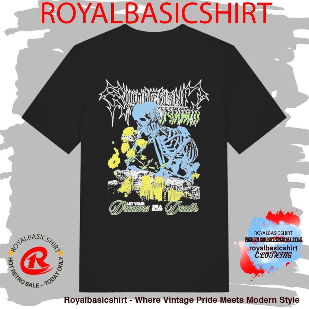Ryan Oakes Slumberland Let Your Dreams Die A Slow Death Skeleton Shirt