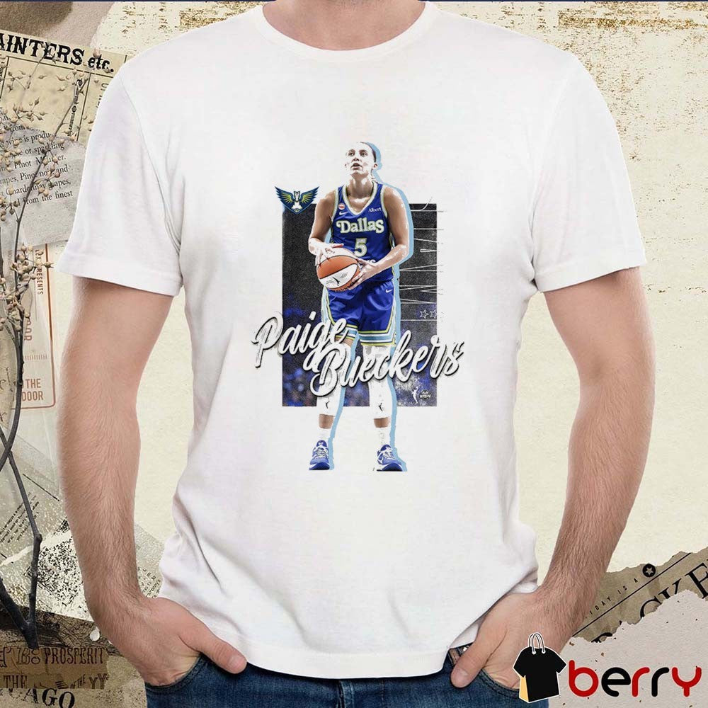 SLAM 262 Dallas Wings WNBA Player Heavy Paige Bueckers t-shirt