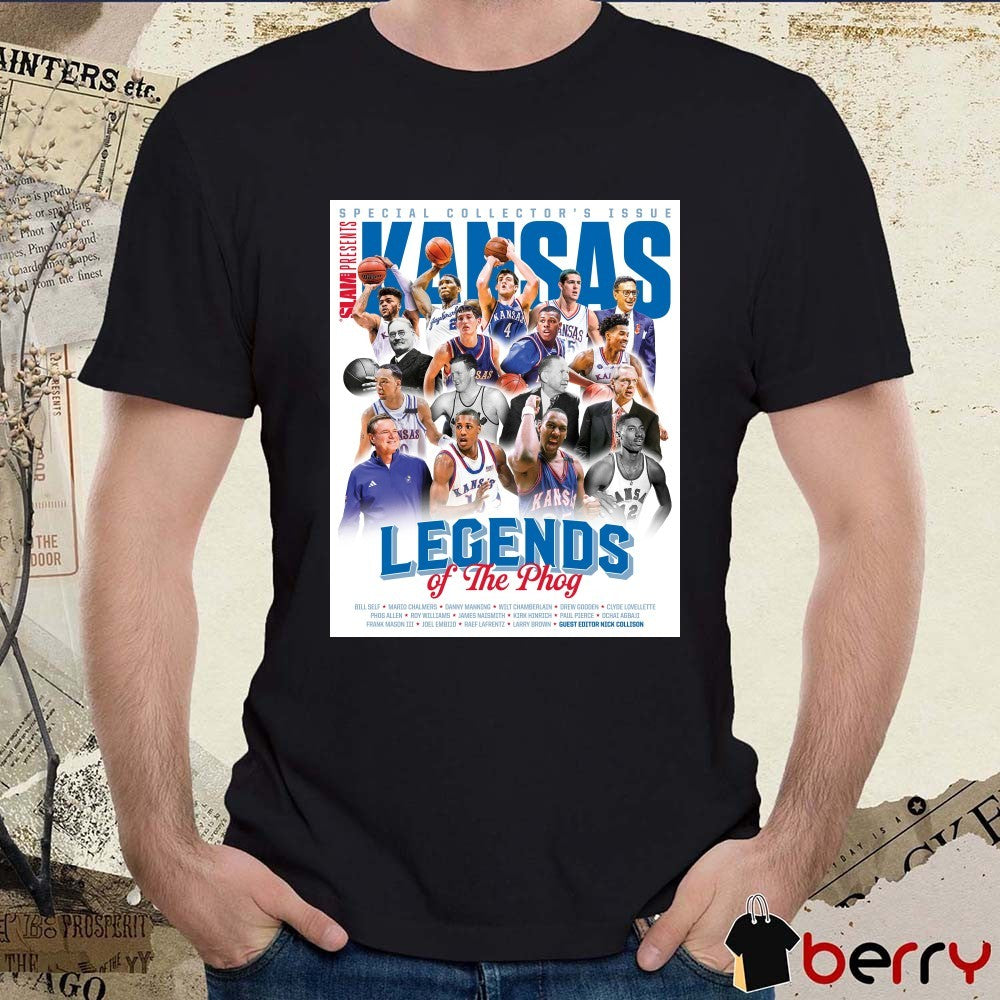 SLAM Presents Kansas Legends Of The Phog Special Collector’s Issue Poster t-shirt