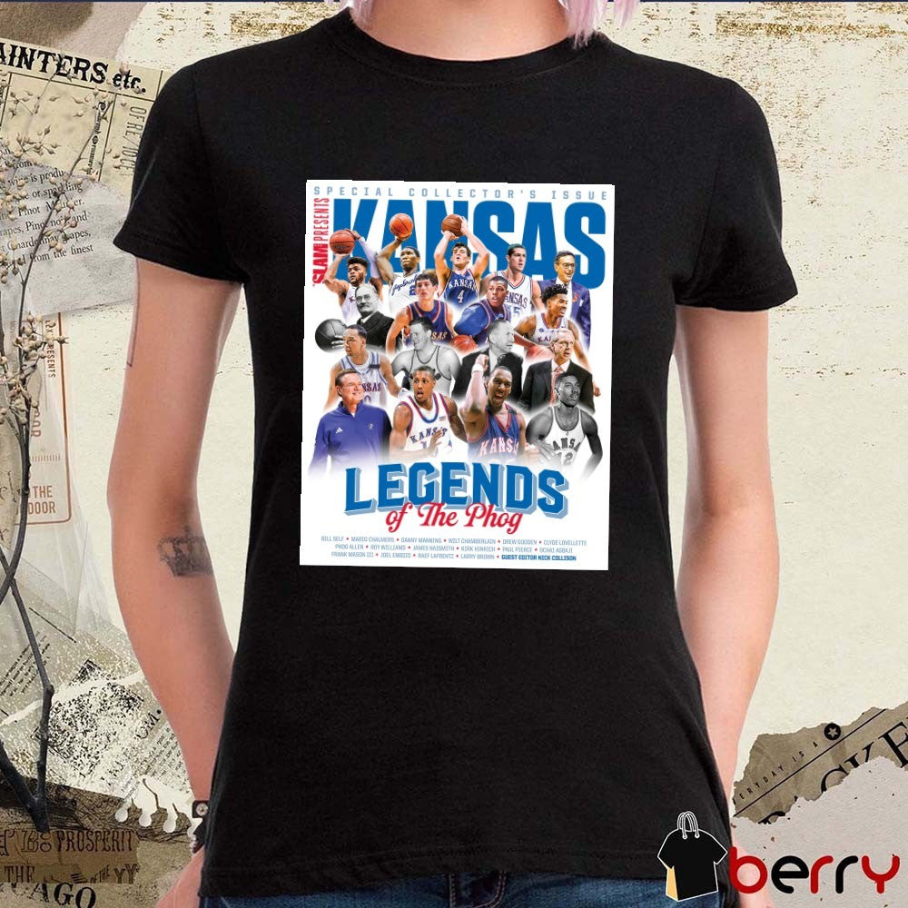SLAM Presents Kansas Legends Of The Phog Special Collector’s Issue Poster t-shirt