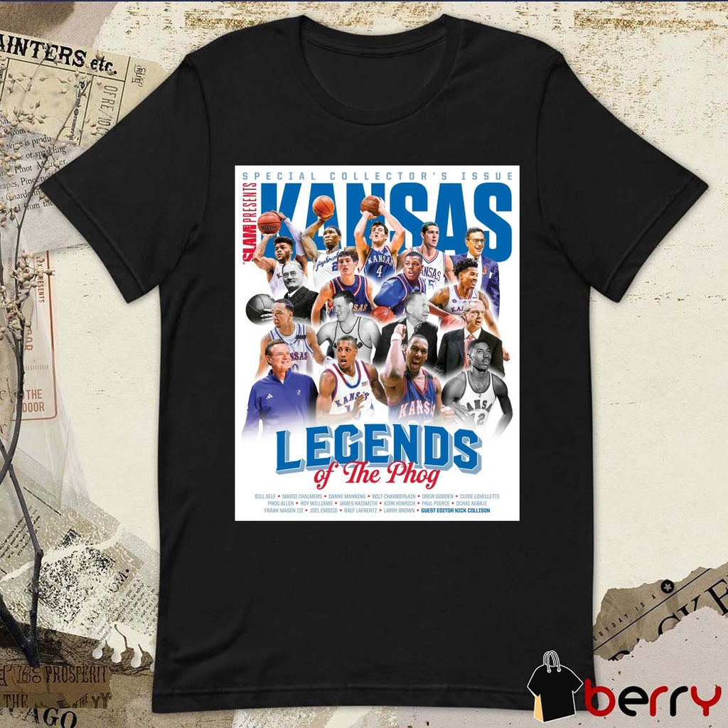SLAM Presents Kansas Legends Of The Phog Special Collector’s Issue Poster t-shirt