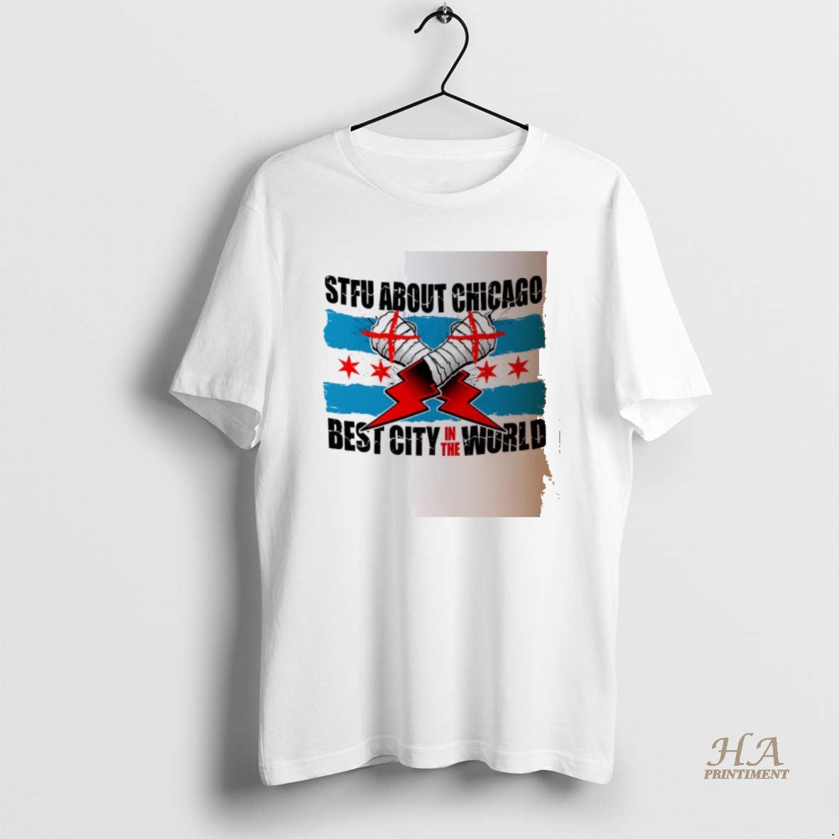 Official Stfu About Chicago Wrestling Best City In The World Shirt Hoodie Sweatshirt | PurePodTees.com