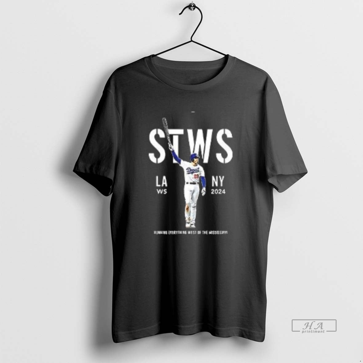 Official Stws Running Everything West Of The Mississippi Freddie Freeman Shirt Hoodie Sweatshirt | PurePodTees.com