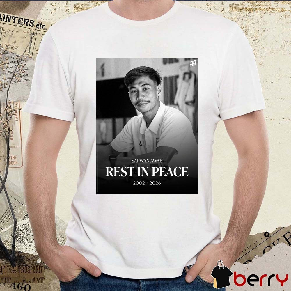Safwan Awae Rest In peace 2002 – 2026 Rising Ballers Poster t-shirt