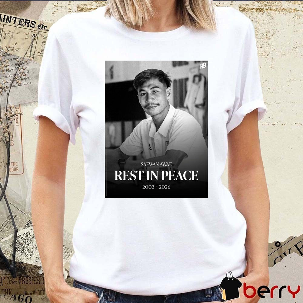Safwan Awae Rest In peace 2002 – 2026 Rising Ballers Poster t-shirt
