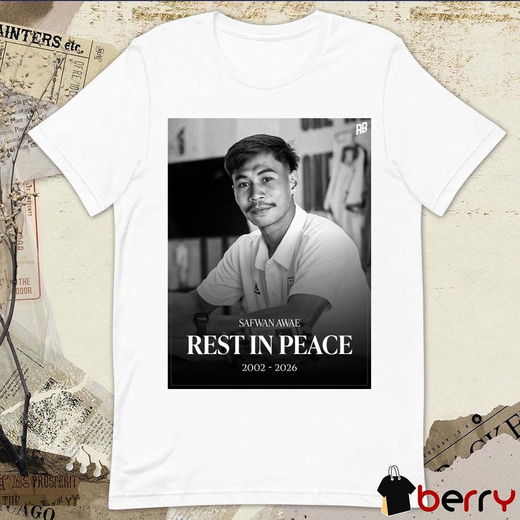 Safwan Awae Rest In peace 2002 – 2026 Rising Ballers Poster t-shirt