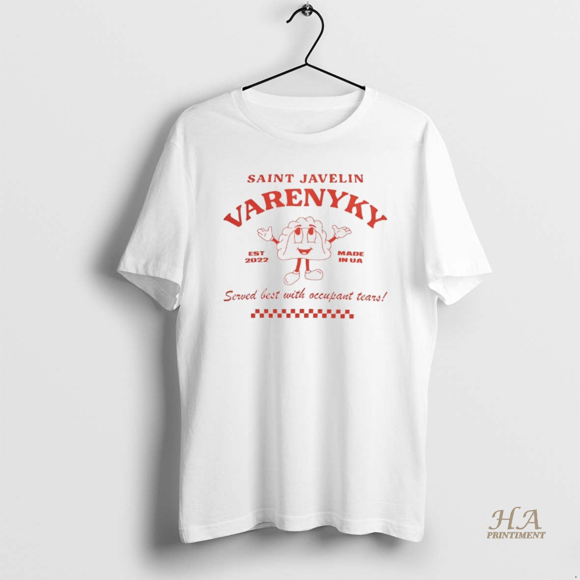 Official Saint Javelin Varenyky Served Best With Occupant Tears Shirt Hoodie Sweatshirt | PurePodTees.com