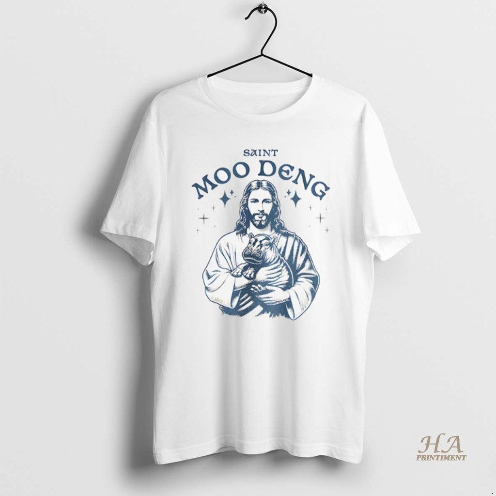 Official Saint Moo Deng Christmas Shirt Hoodie Sweatshirt | PurePodTees.com