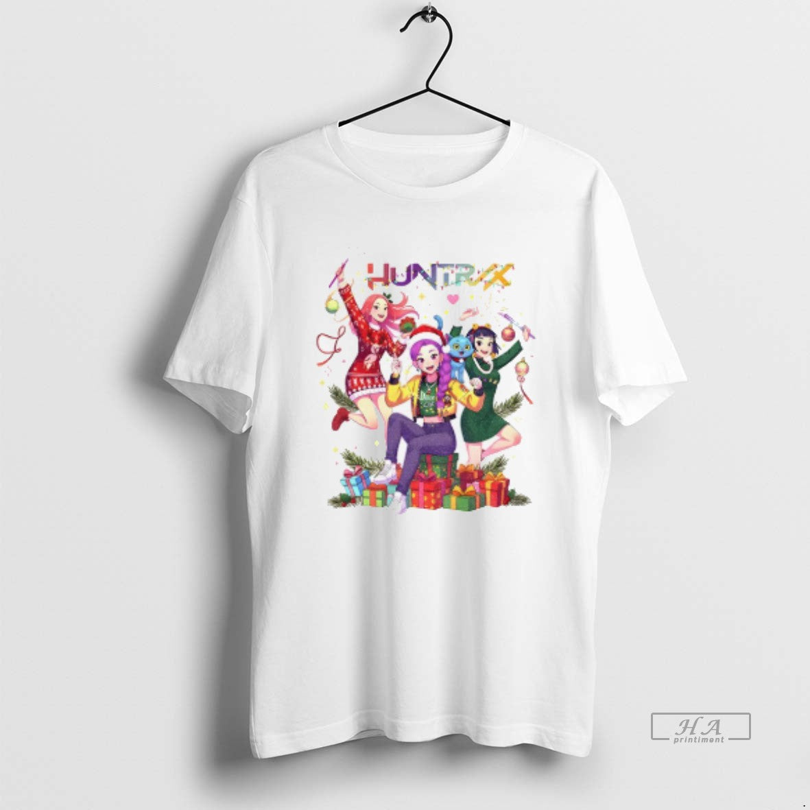 Official Saja Girls Derpy Tiger Kpop Demon Hunters Huntrix Merry Christmas 2025 Shirt Hoodie Sweatshirt | PurePodTees.com