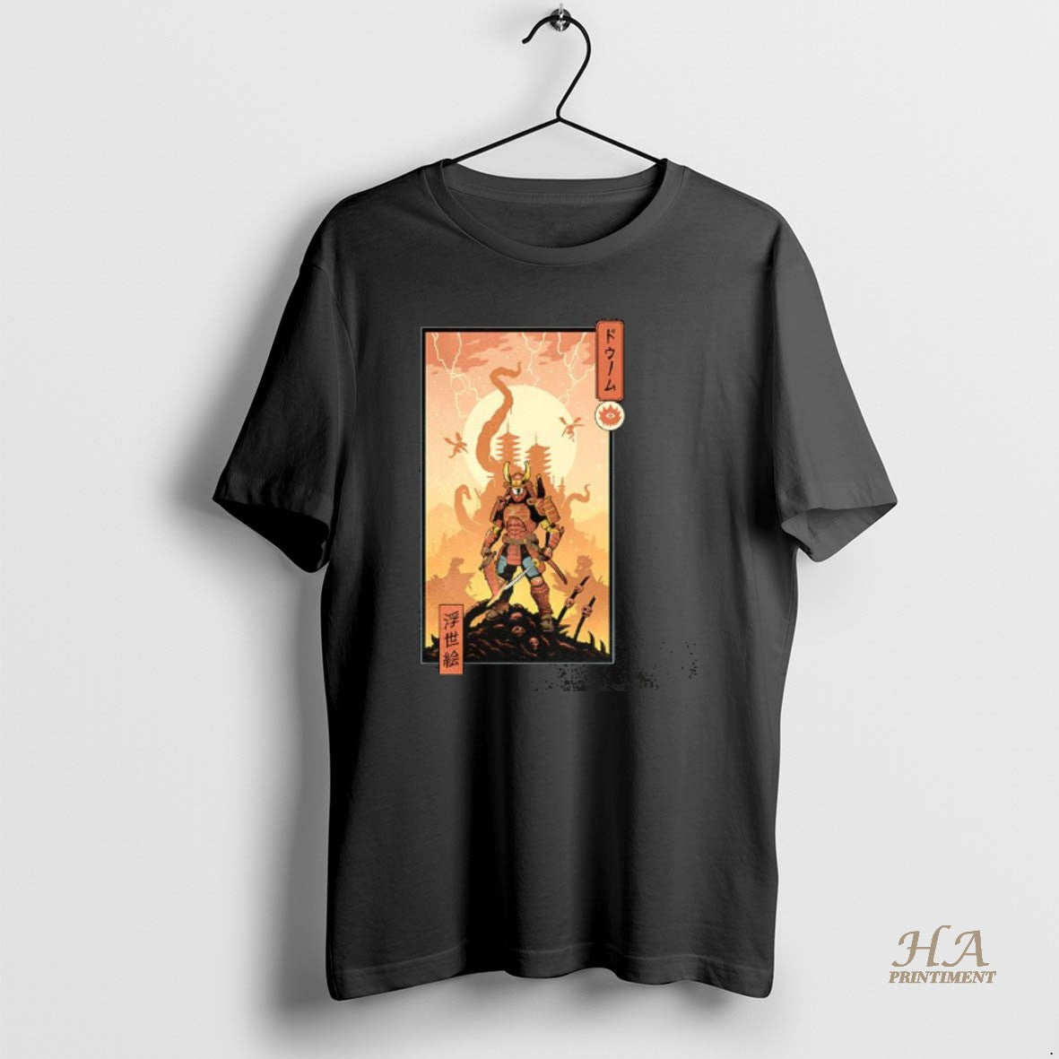 Official Samurai Doom Video Game Ukiyo E Style Shirt Hoodie Sweatshirt | PurePodTees.com