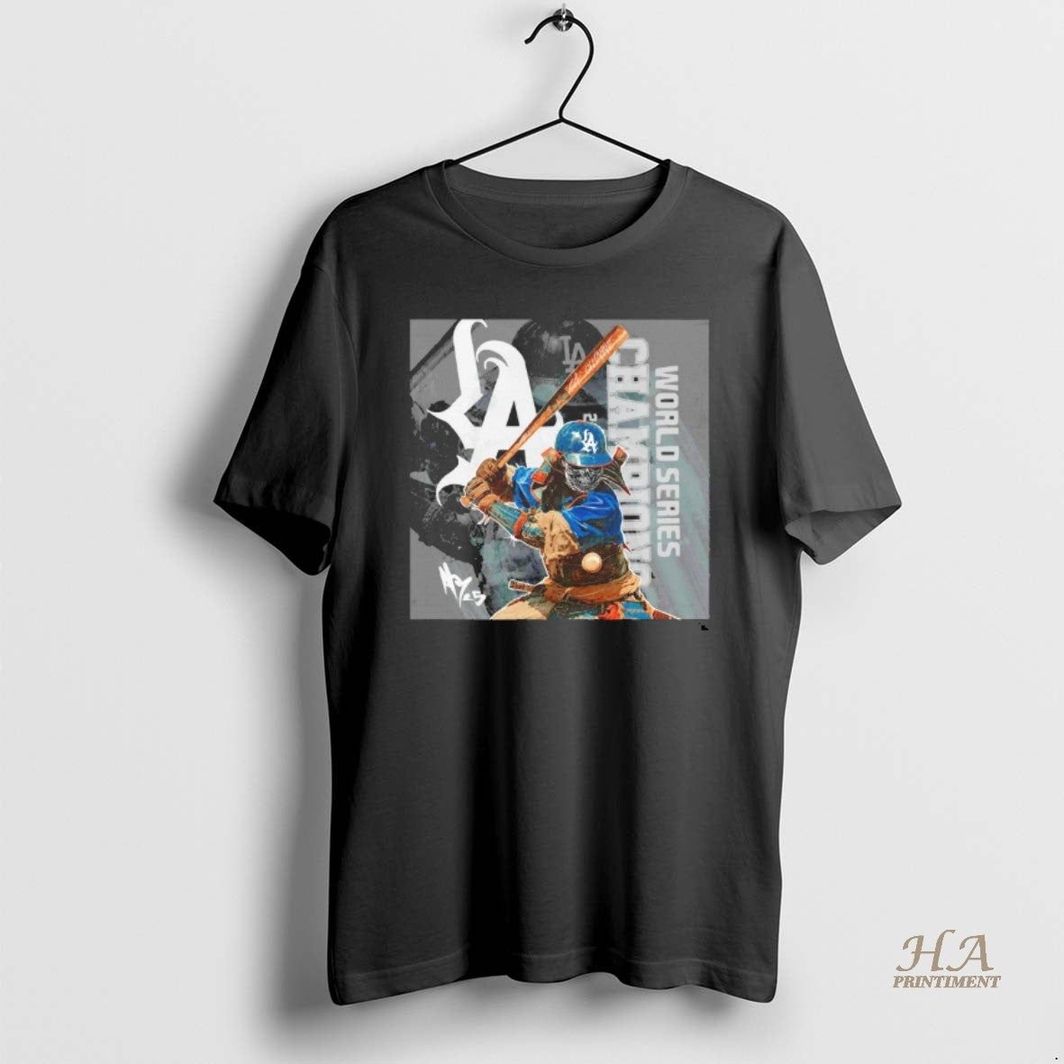 Official Samurai Baseball Player Los Angeles Dodgers World Series Champions Blackshirt Shirt Hoodie Sweatshirt