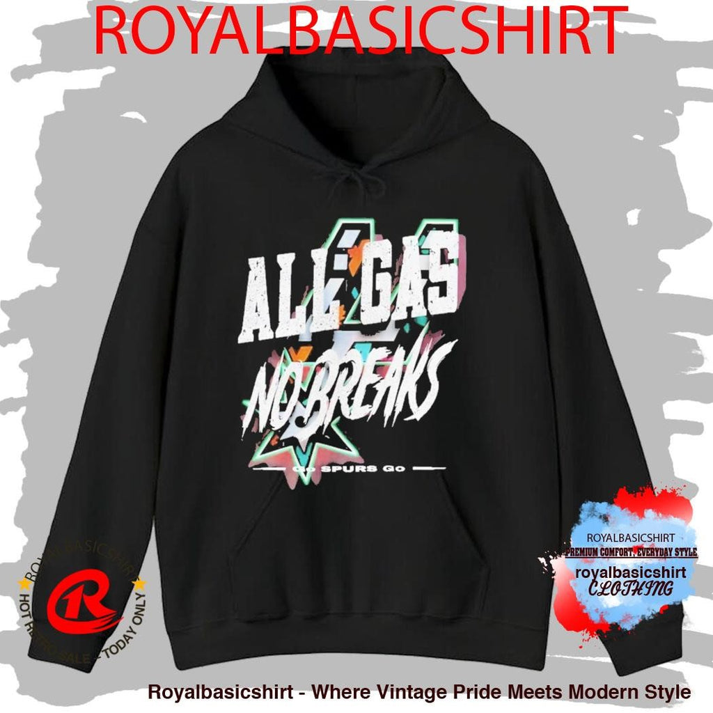San Antonio Spurs All Gas No Brakes Go Spurs Go 2026 Shirt