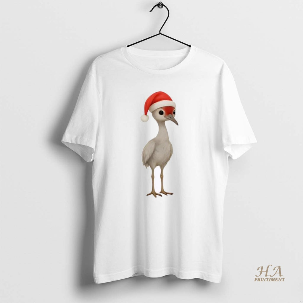Official Sandhill Crane Baby Christmas Personalized Ornaments White Shirt Hoodie Sweatshirt | PurePodTees.com