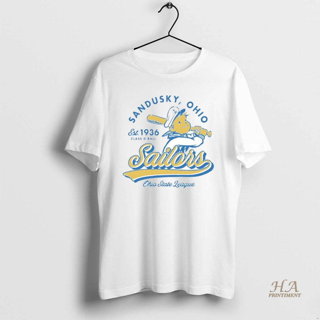 Official Sandusky Sailors Est 1936 Ohio State League Shirt Hoodie Sweatshirt | PurePodTees.com