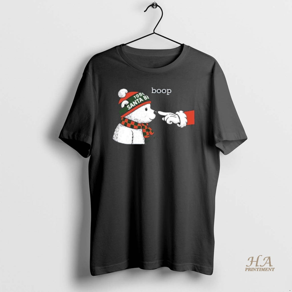 Official Santa Bear Boop Minnesota Christmas Shirt Hoodie Sweatshirt | PurePodTees.com