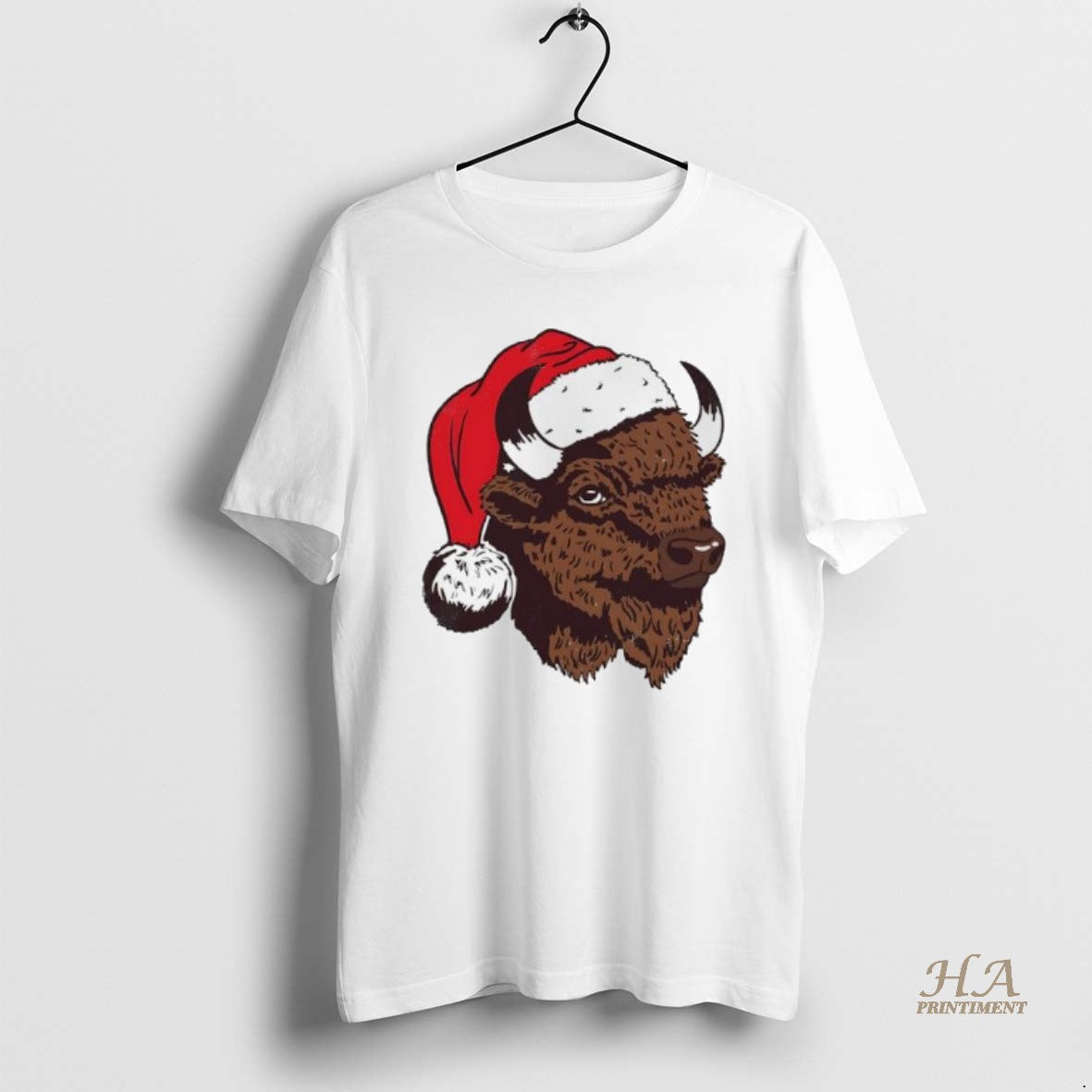 Official Santa Bison Buffalo Shirt Hoodie Sweatshirt | PurePodTees.com