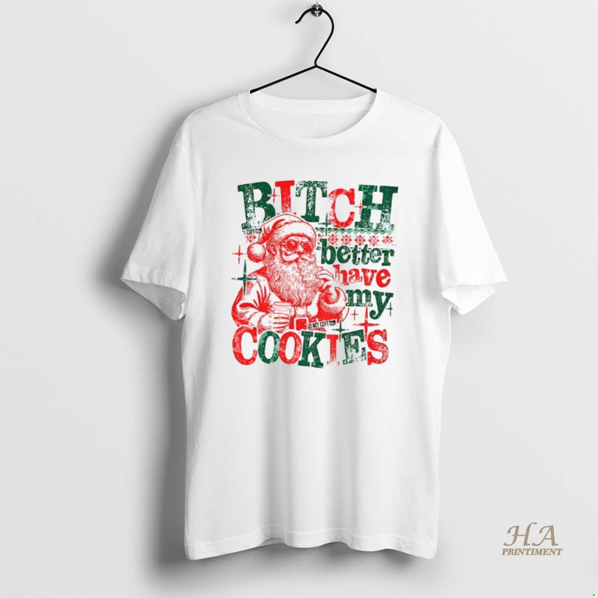 Official Santa Claus Bitch Better Have My Cookies Funny Christmas 2025 Shirt Hoodie Sweatshirt | PurePodTees.com