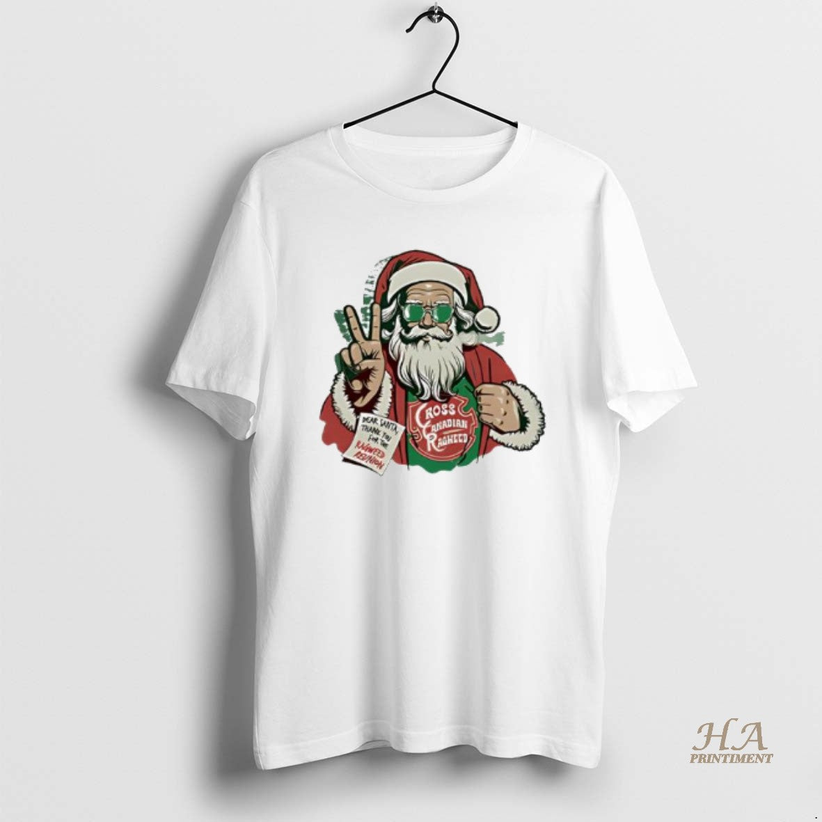Official Santa Claus Ccr Christmas Cross Canadian Ragweed Shirt Hoodie Sweatshirt | PurePodTees.com