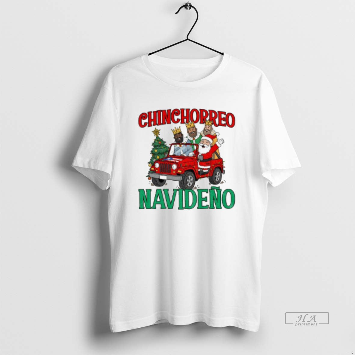 Official Santa Claus Three Kings Chinchorreo Boricua Puerto Rico Christmas Shirt Hoodie Sweatshirt | PurePodTees.com