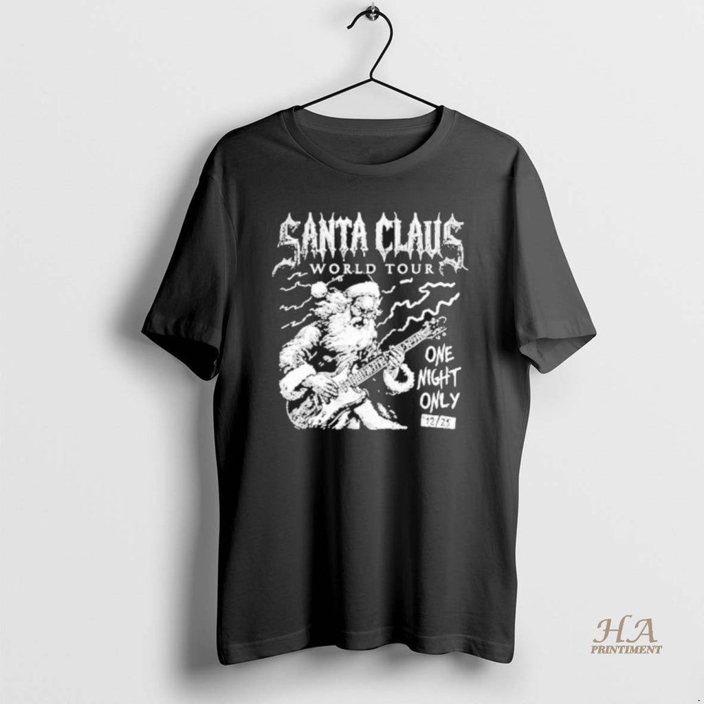 Official Santa Claus World Tour Christmas Shirt Hoodie Sweatshirt | PurePodTees.com