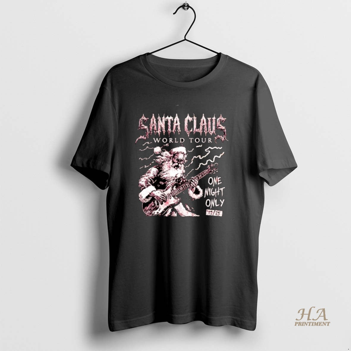 Official Santa Claus World Tour One Night Only Christmas Christmas Shirt Hoodie Sweatshirt | PurePodTees.com