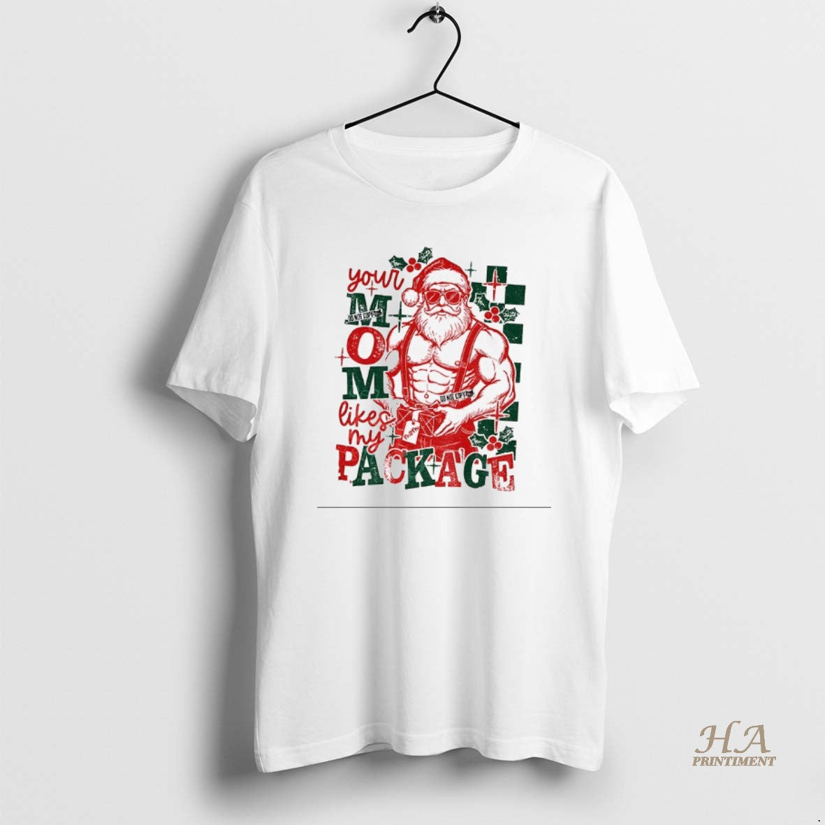 Official Santa Claus Your Mom Likes My Package Funny Christmas Shirt Hoodie Sweatshirt | PurePodTees.com