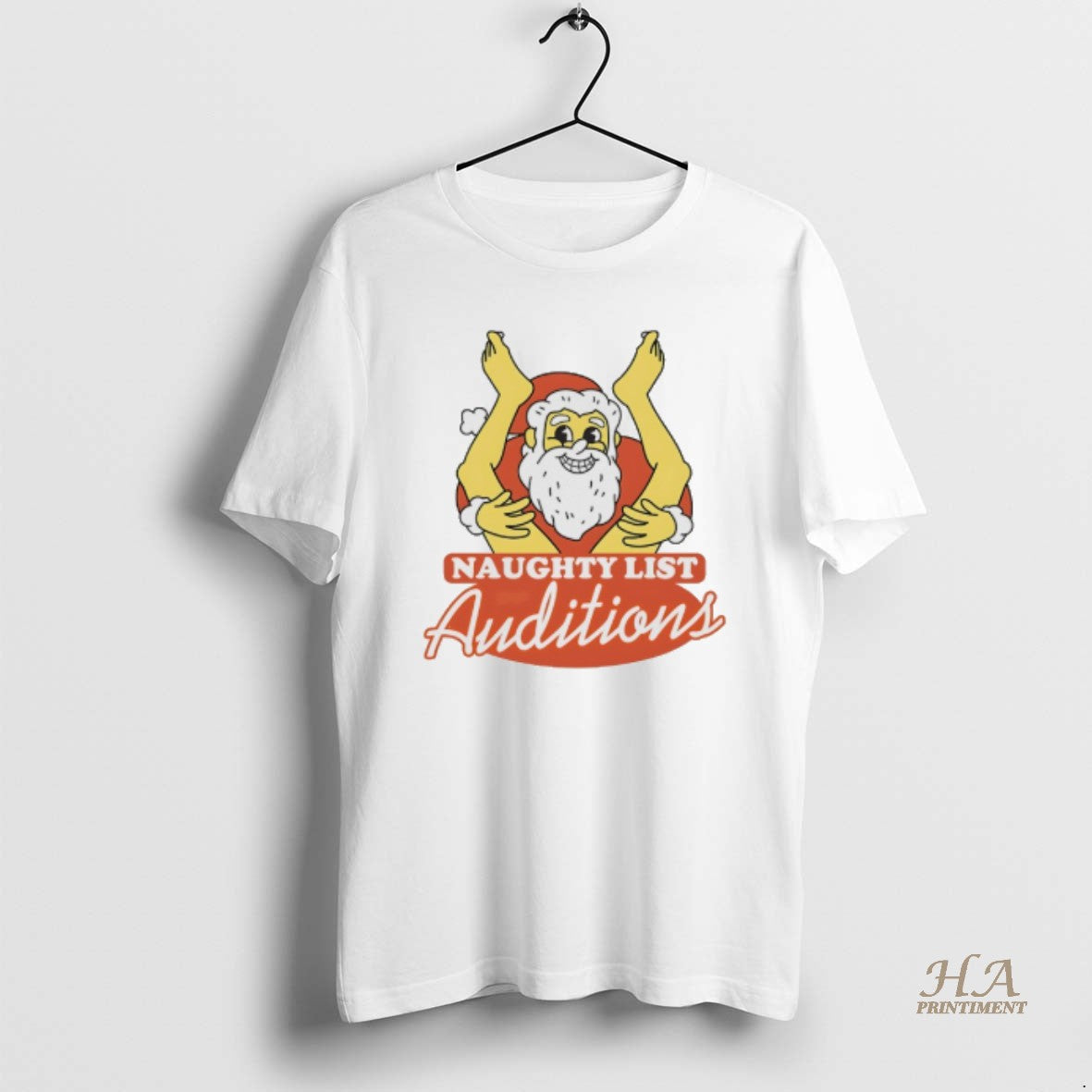 Official Santa Claus Naughty List Auditions Shirt Hoodie Sweatshirt | PurePodTees.com