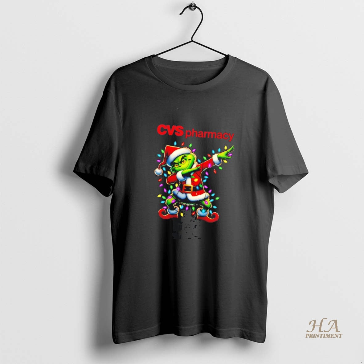 Official Santa Grinch Dabbing Cvs Pharmacy Christmas Light Shirt Hoodie Sweatshirt | PurePodTees.com