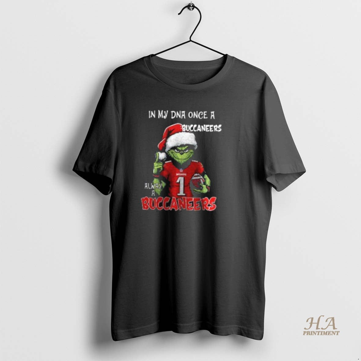 Official Santa Grinch In My Dna Once A Buccaneers Alway A Tampa Bay Buccaneers Christmas Shirt Hoodie Sweatshirt