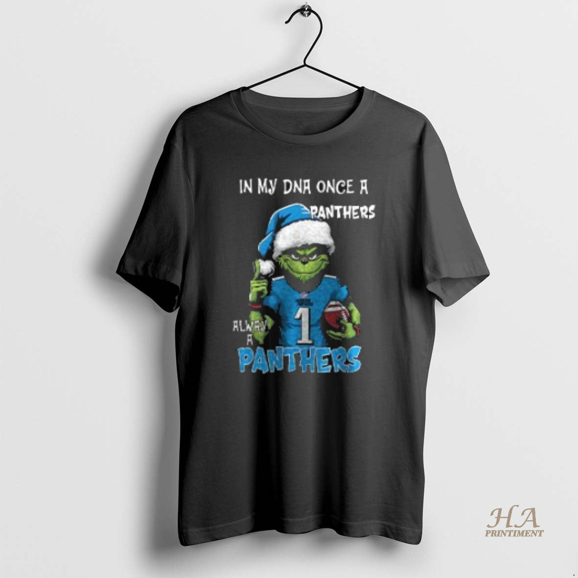 Official Santa Grinch In My Dna Once A Panthers Alway A Carolina Panthers Christmas Two Shirt Hoodie Sweatshirt