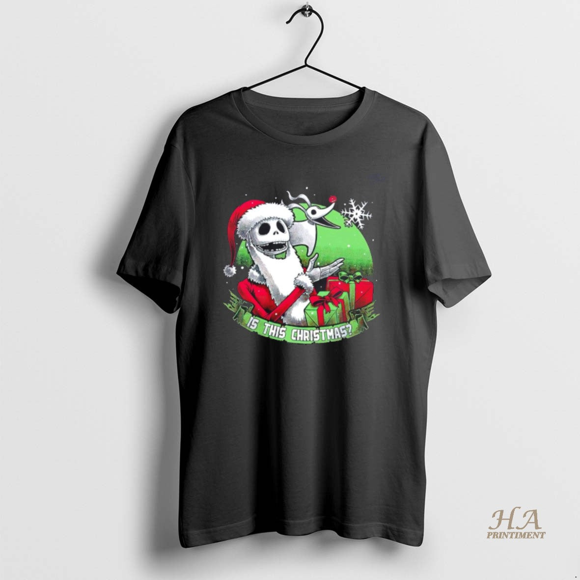 Official Santa Jack Skellington Is This Christmas Shirt Hoodie Sweatshirt | PurePodTees.com
