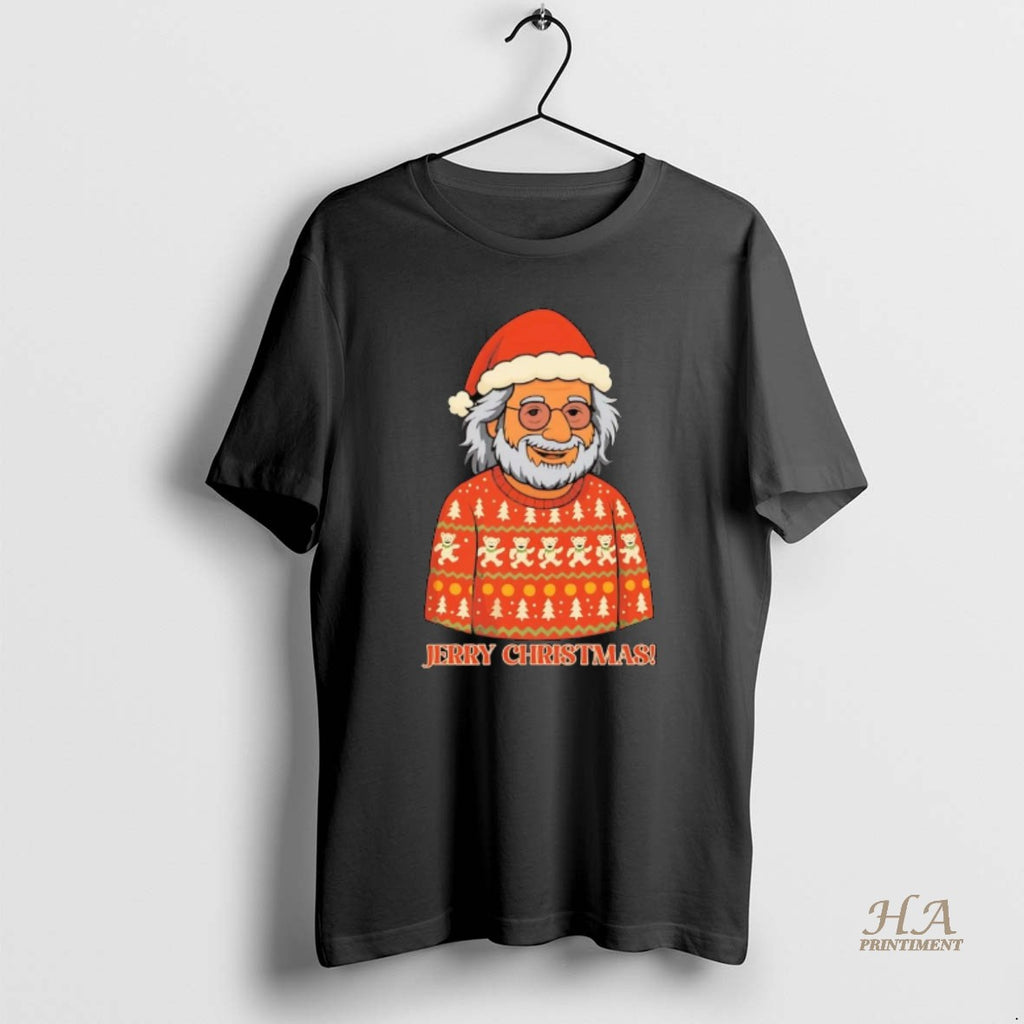 Official Santa Jerry Garcia Ugly Christmas Shirt Hoodie Sweatshirt | PurePodTees.com