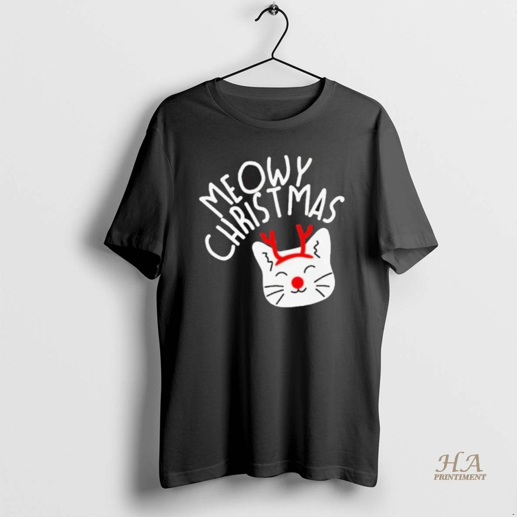Official Santa Meowy Christmas Shirt Hoodie Sweatshirt | PurePodTees.com