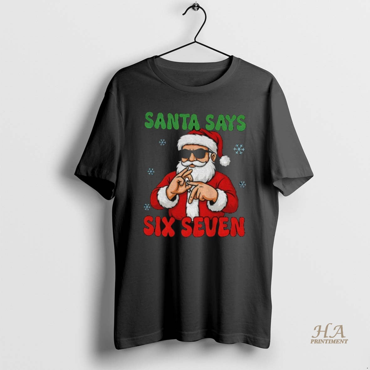 Official Santa Says Six Seven 6 7 Meme Xmas Shirt Hoodie Sweatshirt | PurePodTees.com