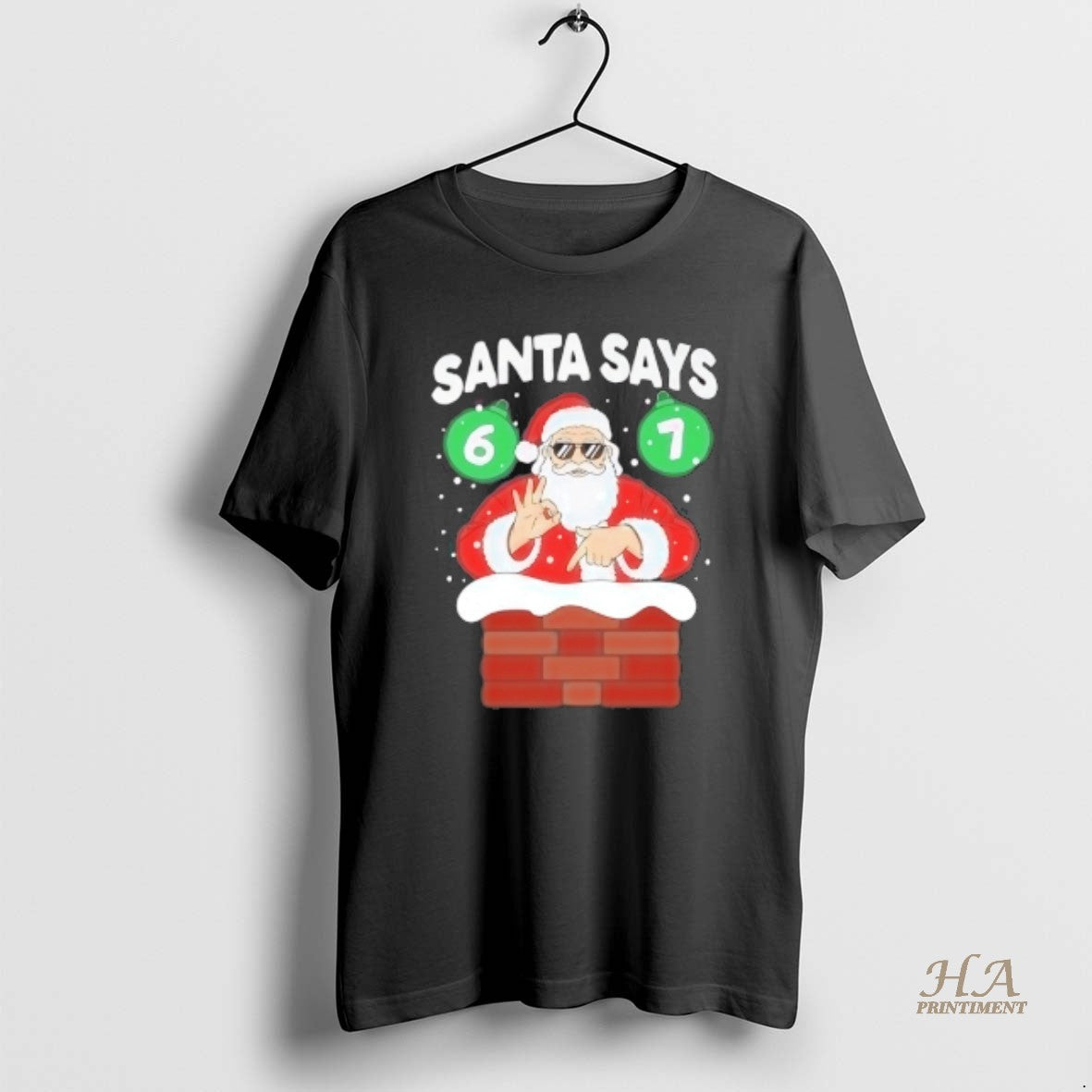 Official Santa Says Six Seven Christmas 2025 Shirt Hoodie Sweatshirt | PurePodTees.com