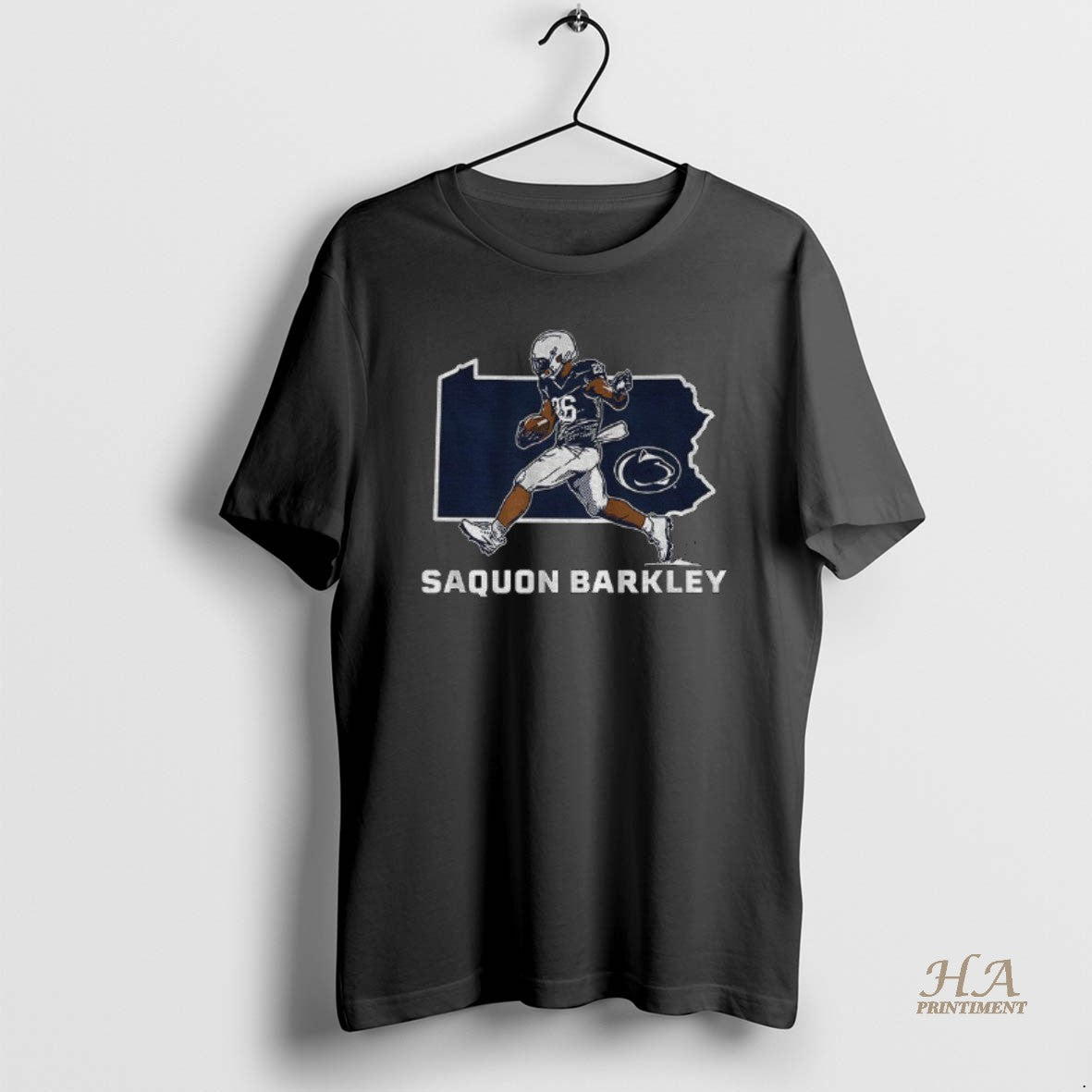 Official Saquon Barkley State Star Penn State Nittany Lions Football Shirt Hoodie Sweatshirt | PurePodTees.com