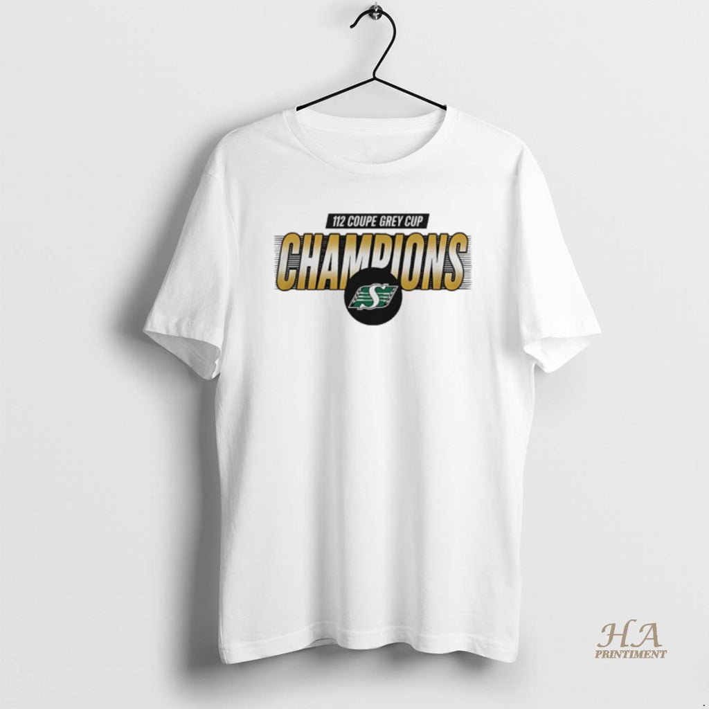Official Saskatchewan Roughriders 112 Couple Grey Cup Champions 2025 Logo Shirt Hoodie Sweatshirt | PurePodTees.com