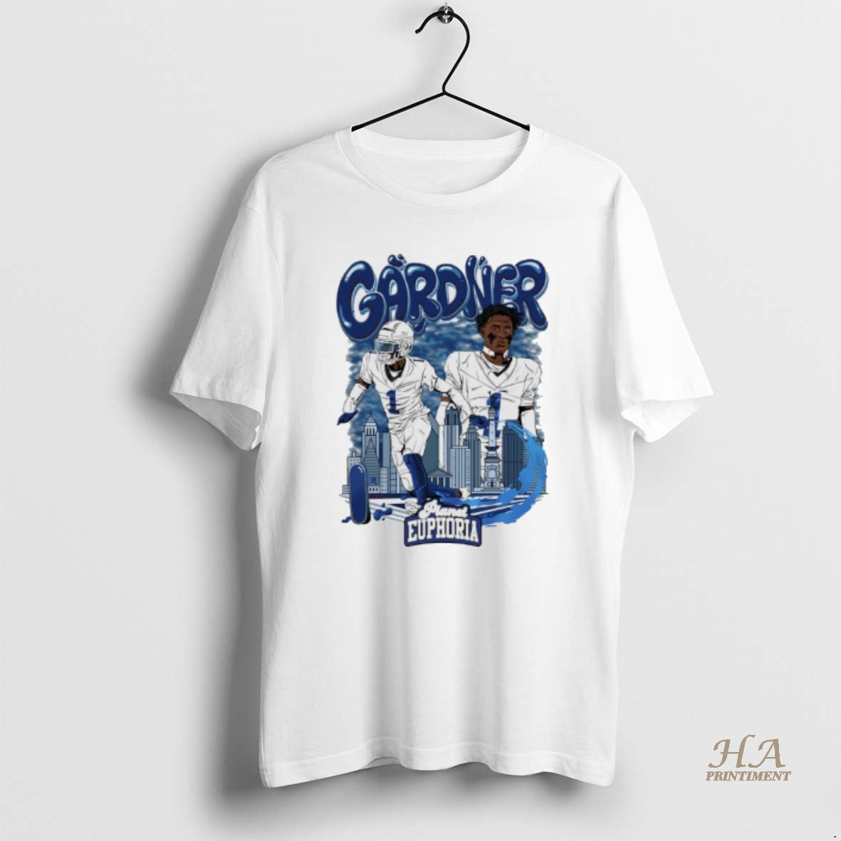 Official Sauce Gardner Indianapolis Colts City Skyline Graffiti Shirt Hoodie Sweatshirt | PurePodTees.com