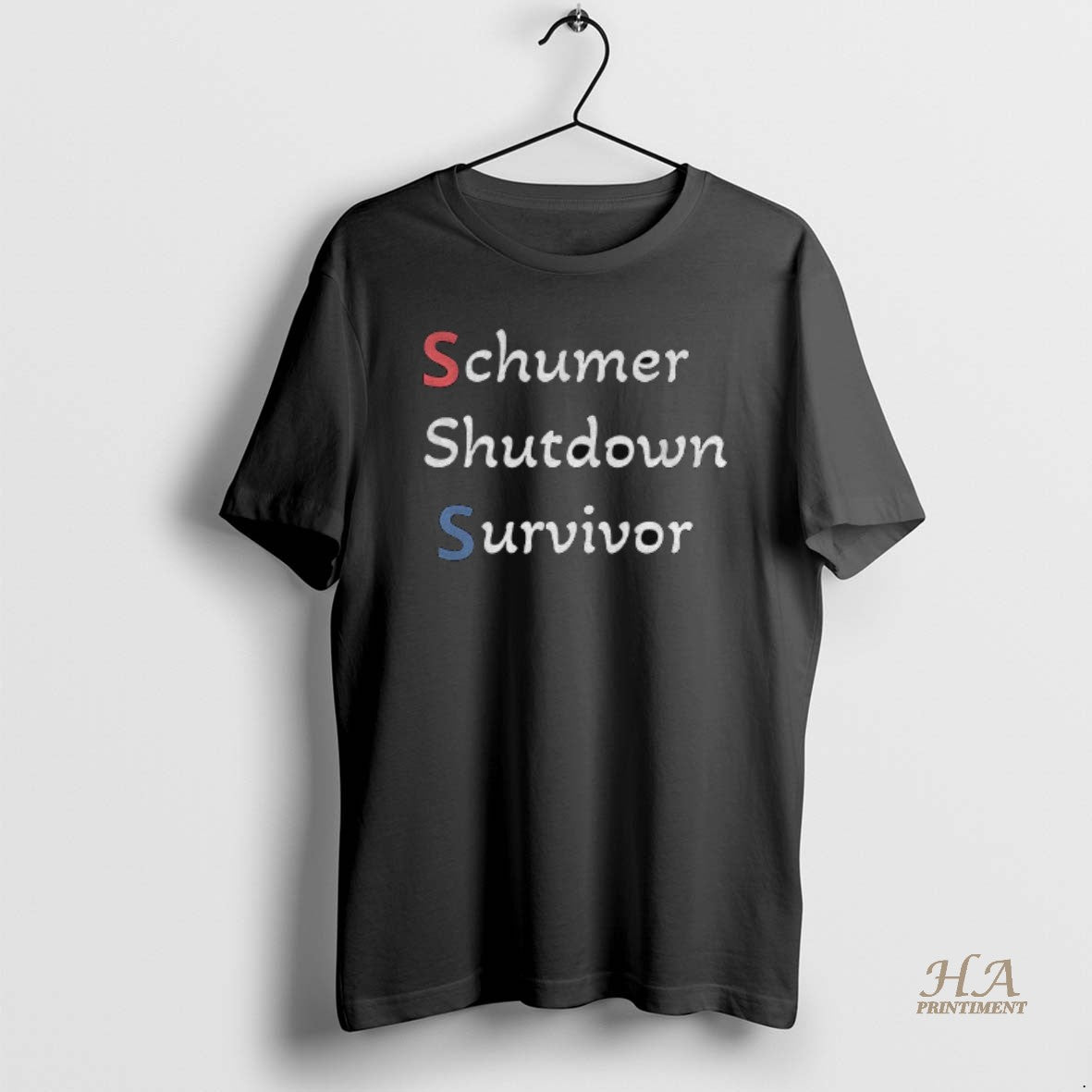 Official Schumer Shutdown Survivor Shirt Hoodie Sweatshirt | PurePodTees.com