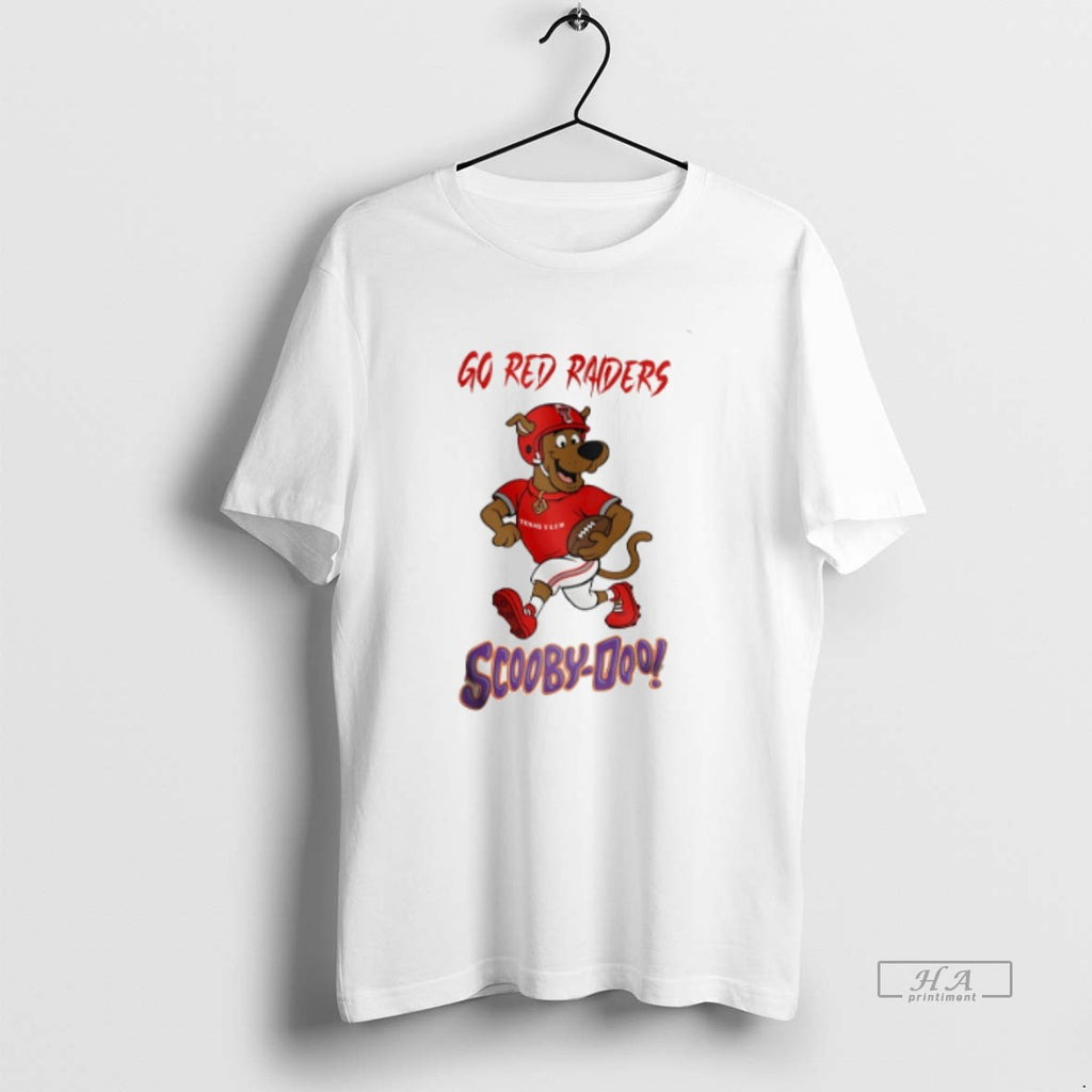 Official Scooby Doo X Texas Tech Red Raiders Go Red Raiders Cartoon
