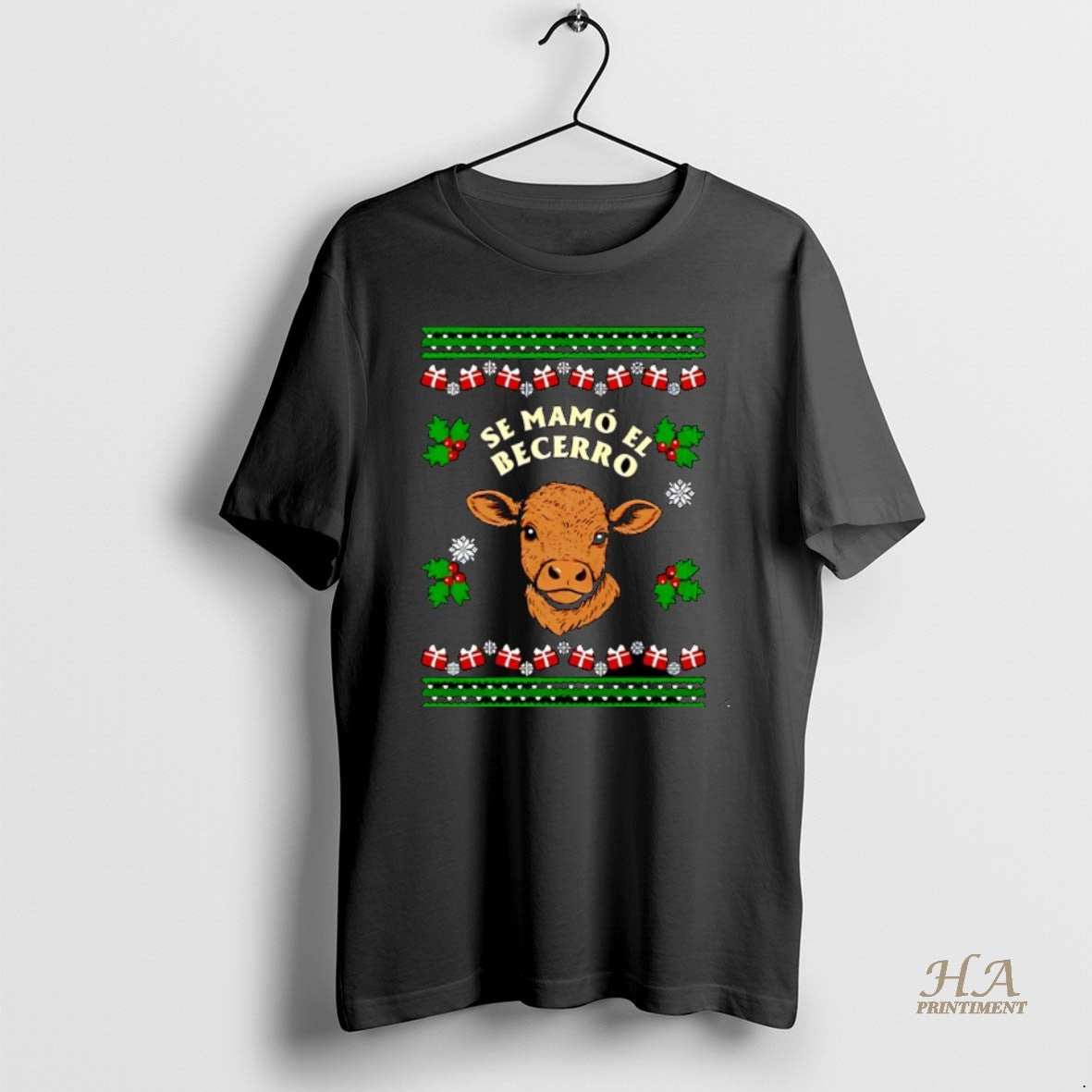 Official Se Mamo El Becerro Christmas Ugly Christmas Shirt Hoodie Sweatshirt | PurePodTees.com