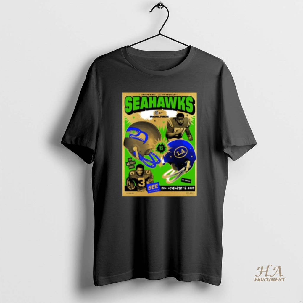 Official Seahawks Vs Rams 2025 Gameday Rivalries Shirt Hoodie Sweatshirt | PurePodTees.com